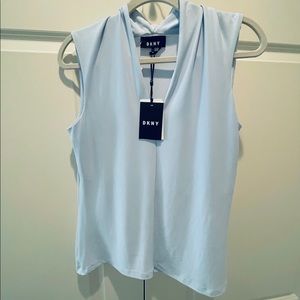 NWT DKNY Light Blue Tank Top Size M